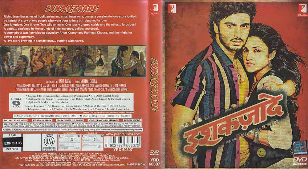 Description - Ishaqzaade Hindi DVD